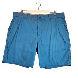 Nike Dri-Fit Blue Pleated dress Shorts Mens 40 breathable casual vacation